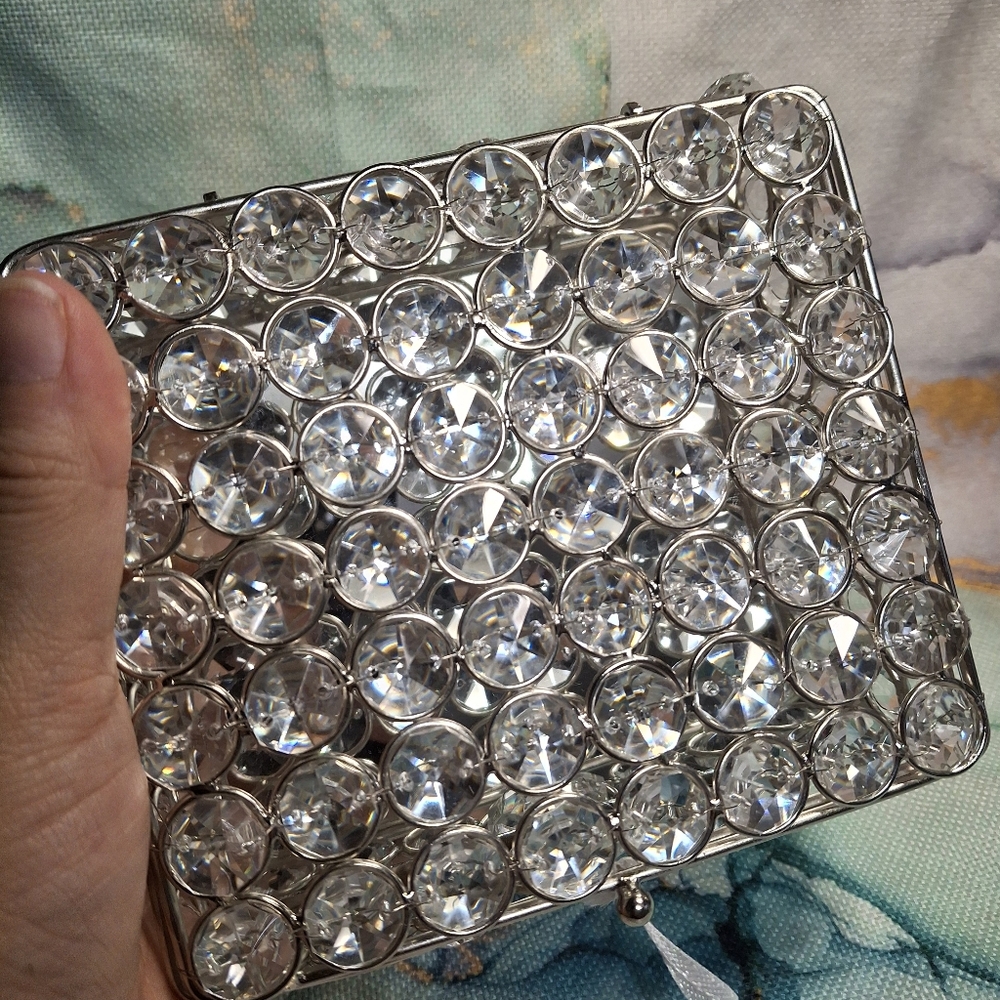 Silver Crystal Decor Box - Picture 6 of 9